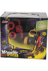 Monster Truck Ve�culos Acrobatas com Rampa