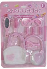 Kit Accessoires Beauté Poupée 9 pièces
