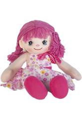 Boneca de Trapo Vestido Rosa 50 cm.