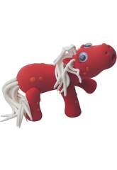 Molda o Teu Cavalo M�gico Vermelho com Pasta de Moldar