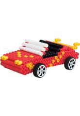 Super Beads Voiture Sportive Rouge + 500 Perles