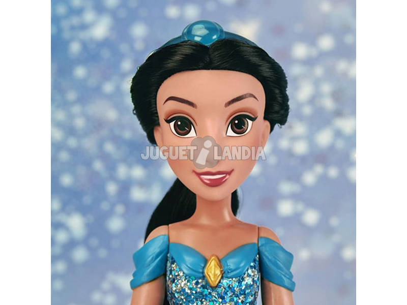 Muñeca Princesas Disney Jasmín Brillo Real Hasbro E4163EU40