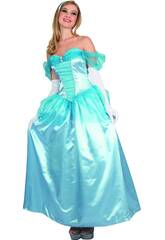 Disfraz Princesa Azul Mujer Talla M