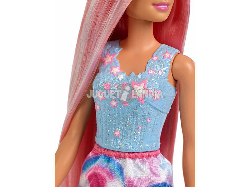 Barbie Peinados Dreamtopía Rubia Mattel FXR94