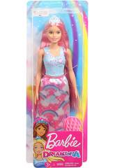 Barbie Dreamtopia Capelli Rosa Mattel FXR94
