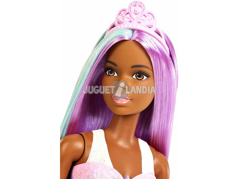  Barbie Penteados Dreamtopía Morena Mattel FXR95