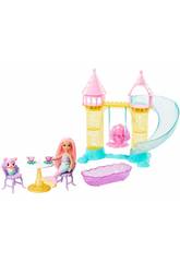 Barbie Dreamtop�a Castillo De Sirenas Mattel FXT20