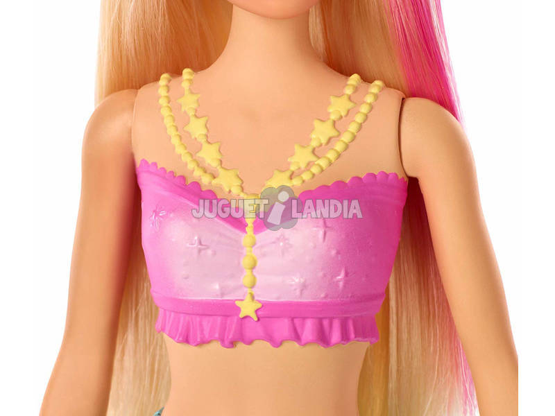Barbie Dreamtopía Sirena Nada y Brilla Mattel GFL82