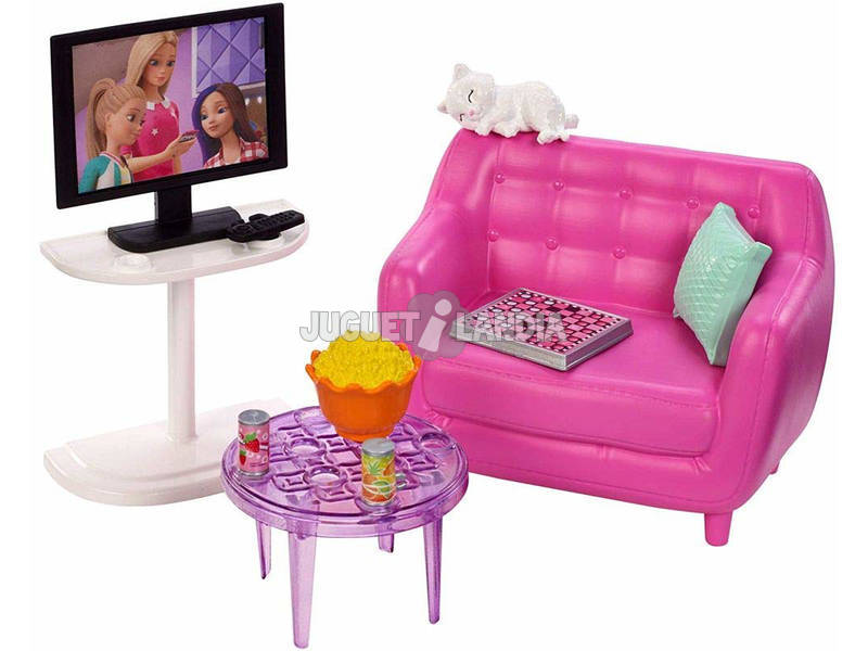 Barbie Set di 3 mobili da Interni Mattel FXG33