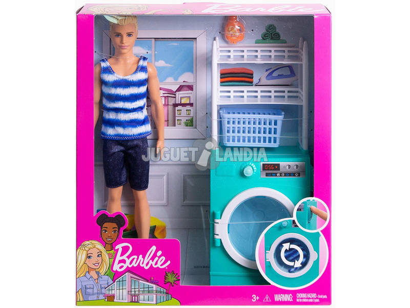 Barbie Boneco Ken y Mobília Mattel FYK51