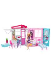  Barbie Casa da Barbie com Acess�rios Mattel FXG55