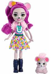 Enchantimals Mayla Il Topolino con Amico Cucciolo Mattel FXM76