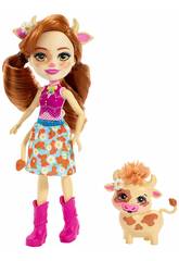 Enchantimals Cailey Cow et Curdle Mattel FXM77 