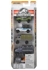 Jurassic World Pack 5 Veh�culos Die Cast Mattel FMX40