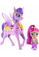 Shimmer et Shine Pack Shimmer et Zahracorne Magique Ail� Mattel GCM01