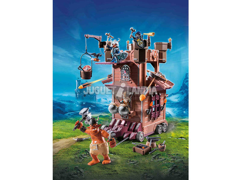 Playmobil Knights Fortezza mobile dei Guerrieri 9340