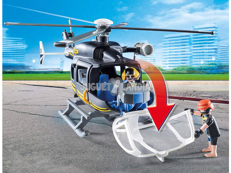 Playmobil City Action Elicottero Unità Speciale con sommozzatore 9363