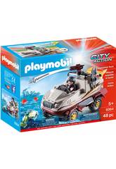 Playmobil Carro Anfíbio com Motor Submarino 9364