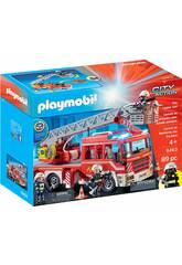 Playmobil Carro dos Bombeiros com Escadas, Luz e Som 9463