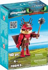 Playmobil Comme Dresser Votre Dragon Rustik en Combinaison de Vol 70043
