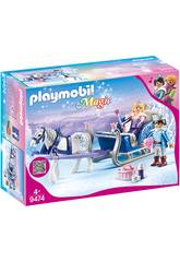 Playmobil Magic Slitta con coppia Reale 9474