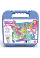 Colouring Activities Puzzle 50 Sirènes Educa 18067