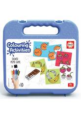 Mallette Colouring Activities Identic Identic Memo Game Aliments Educa 18224