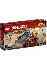 Lego Ninjago A Mota de Espadas do Kai e a Mota de Neve do Zane 70667