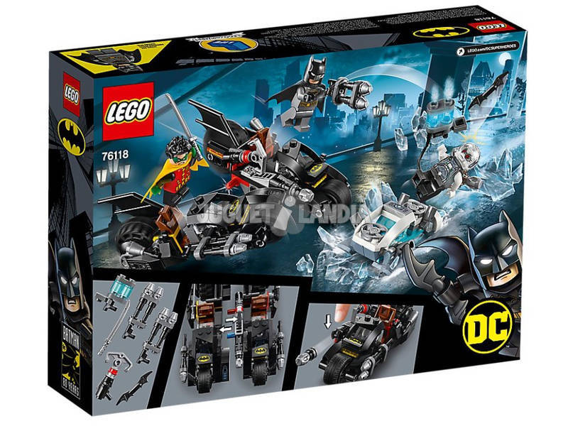 Lego Super-heróis Bat-mota vs. Mr.Freeze 76118