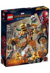 Lego Super Heroes Spiderman Far From Home Bataille Contre l'Homme de Métal 76128 