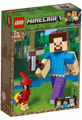 Lego Minecraft BigFig Series 1 Steve com Louro 21148