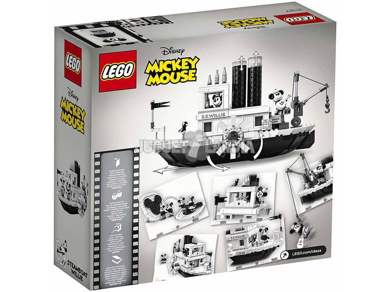 Lego Idee Mickey Mouse Il Barcaiolo Willie 21317