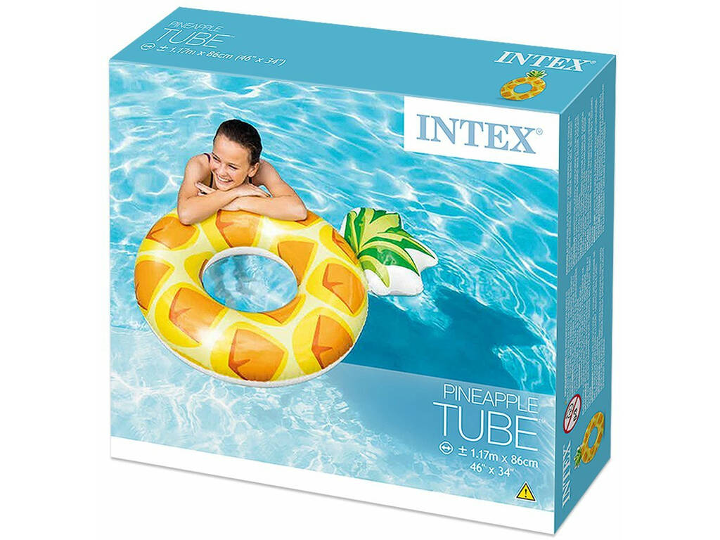 Bouée Gonflable Ananas de 117 x 86 cm Intex 56266 