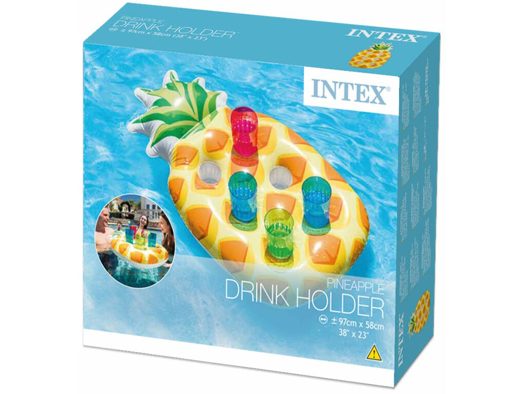 Repose Verre Gonflable Ananas 97 x 58 cm Intex 57505