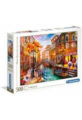 Puzzle 500 Atardecer En Venecia Clementoni 35063