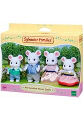 Sylvanian Families Familia Rato Marshmallow Epoch Para Imaginar 5308