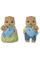 Sylvanian Families Famiglia Lontra Epoch Per Immaginare 5359