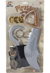 Spada Pirata con Accessori 6 pezzi 