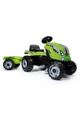 Tractor Farmer XL Verde Con Remolque Smoby 710111