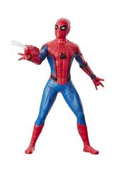 Spiderman Far From Home Figura Deluxe 33 cm. Traje Lanzaredes Hasbro E3567
