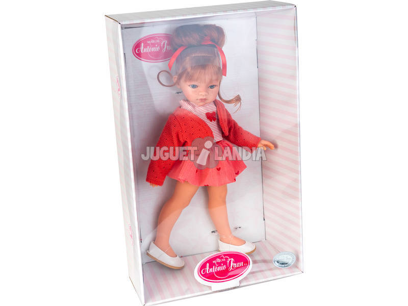 Emily Puppe Rote Jacke 33 cm. Antonio Juan 2591