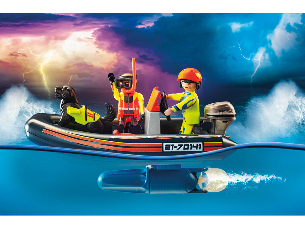Playmobil Sea Rescue Polar Rescue avec bateau 70141