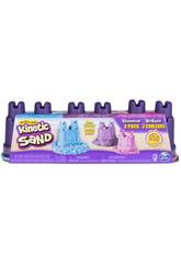 Kinetic Sand 3 Cores Brilhantes Bizak 61921457