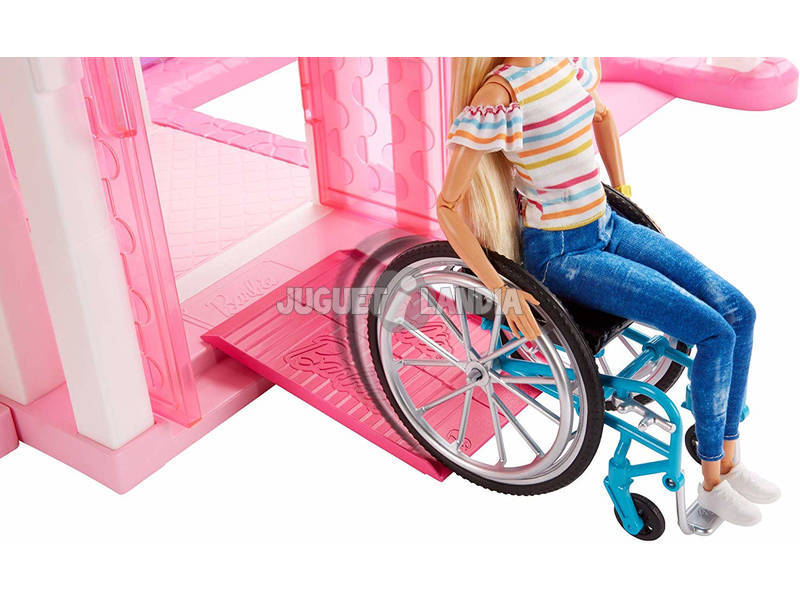 Barbie Rollstuhl Mattel GGL22