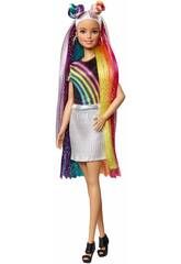 Barbie Pelo Arcoíris Mattel FXN96