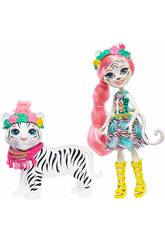 Enchantimals Mu�eca Tadley Tiger Mattel GFN57