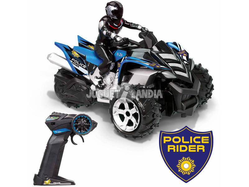Radio Control 1:12 Police Rider World Brands XT180832 Teledirigido