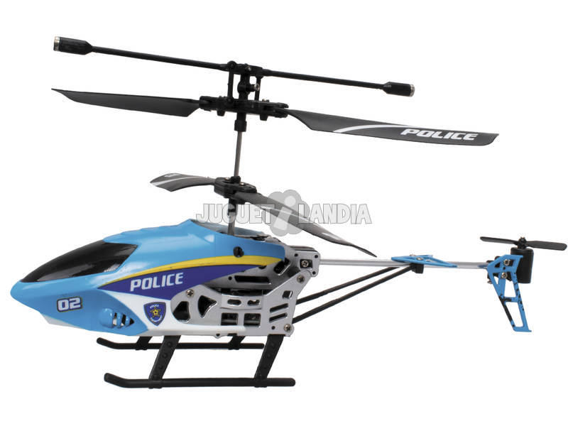 Radio Comando Helicóptero Police Squad World Brands XT280730