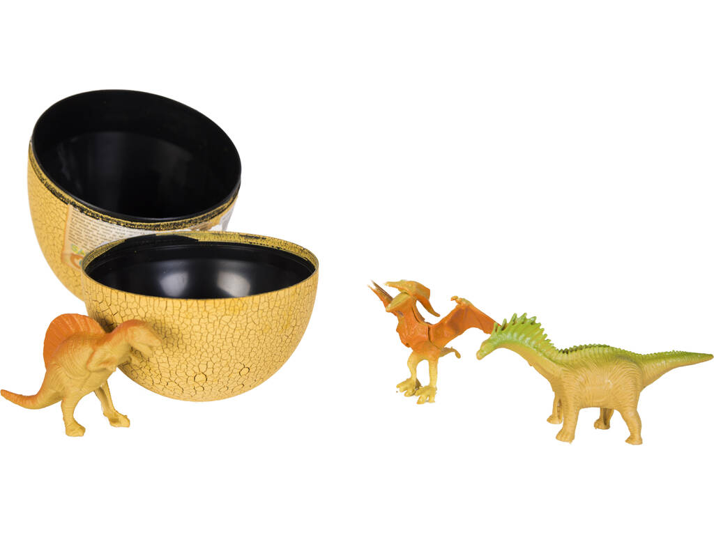 Oeuf avec 3 Dinosaures