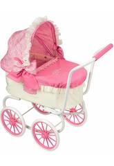 Passeggino per Bambole Classic Doll Pram Reborn Saica 9962